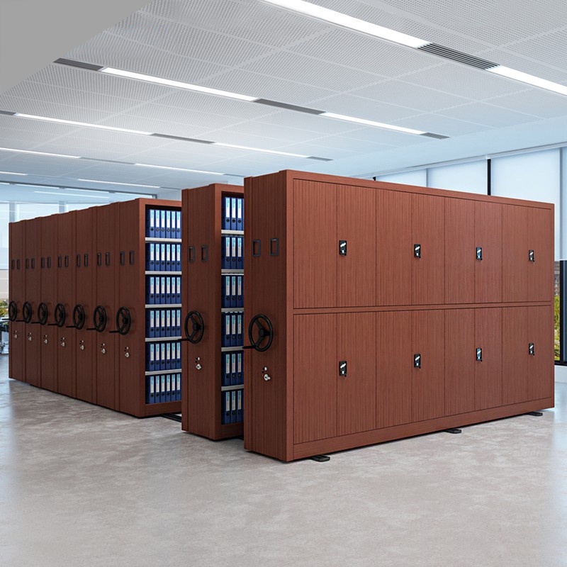 High-Density Mobile Archive Shelving - Heavy Duty Metal Filing Storage