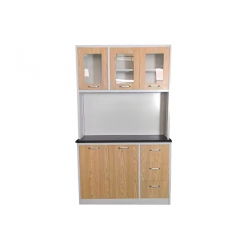Heavy-Duty Metal Kitchen Sideboard with Glass Doors Manufacturer